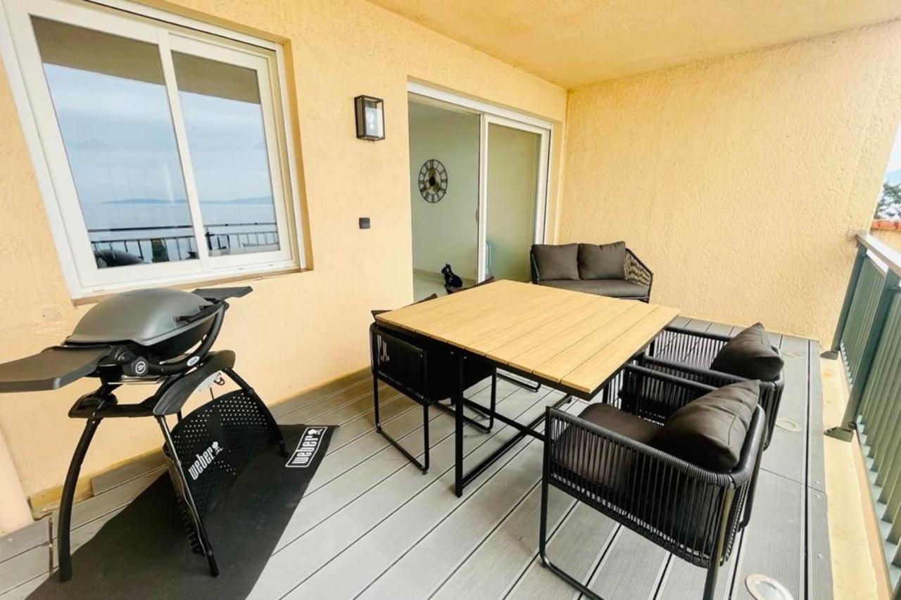 Nice And Bright 60 M With Terrace View On The Sea アジャクシオ エクステリア 写真