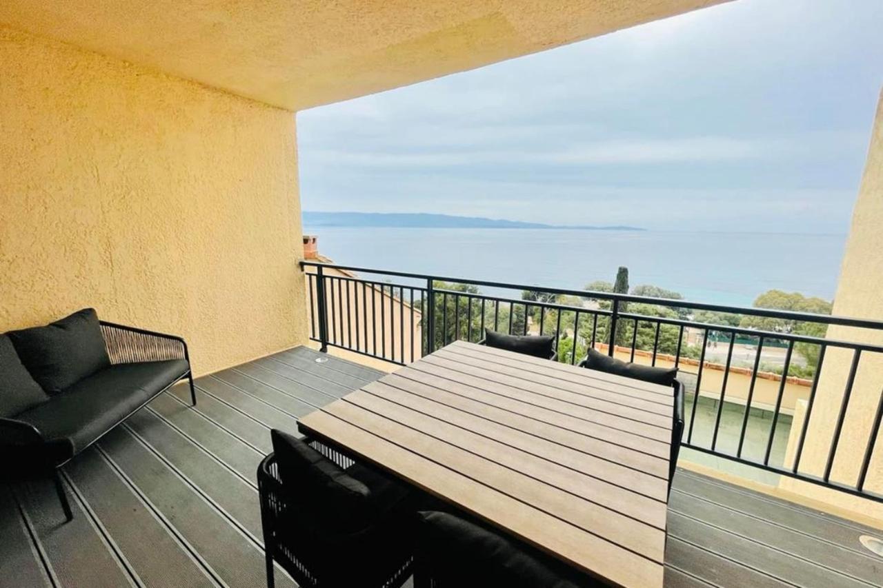 Nice And Bright 60 M With Terrace View On The Sea アジャクシオ エクステリア 写真
